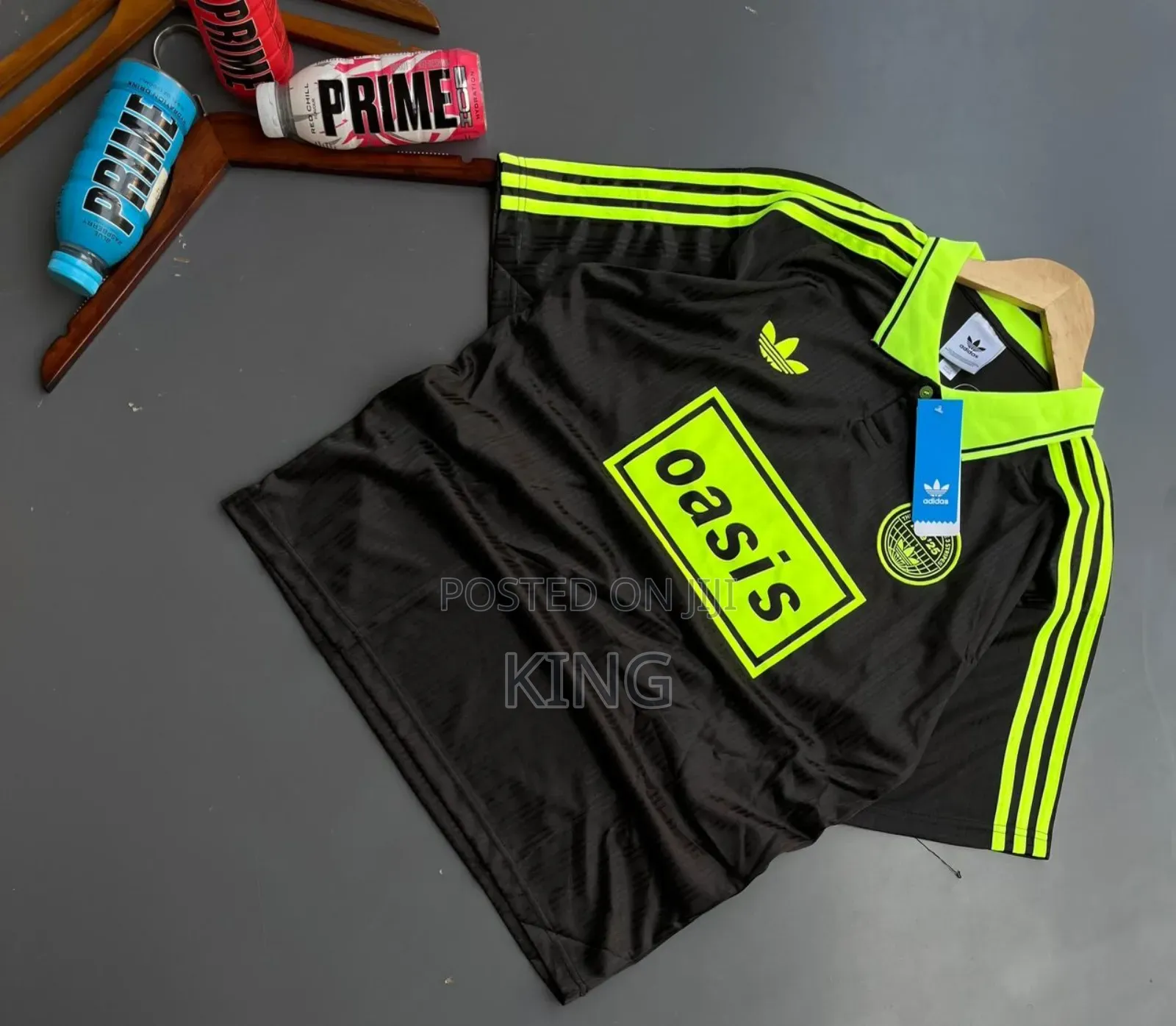 Adidas X Oasis Tour Jacquard Jersey Collabo Shirt