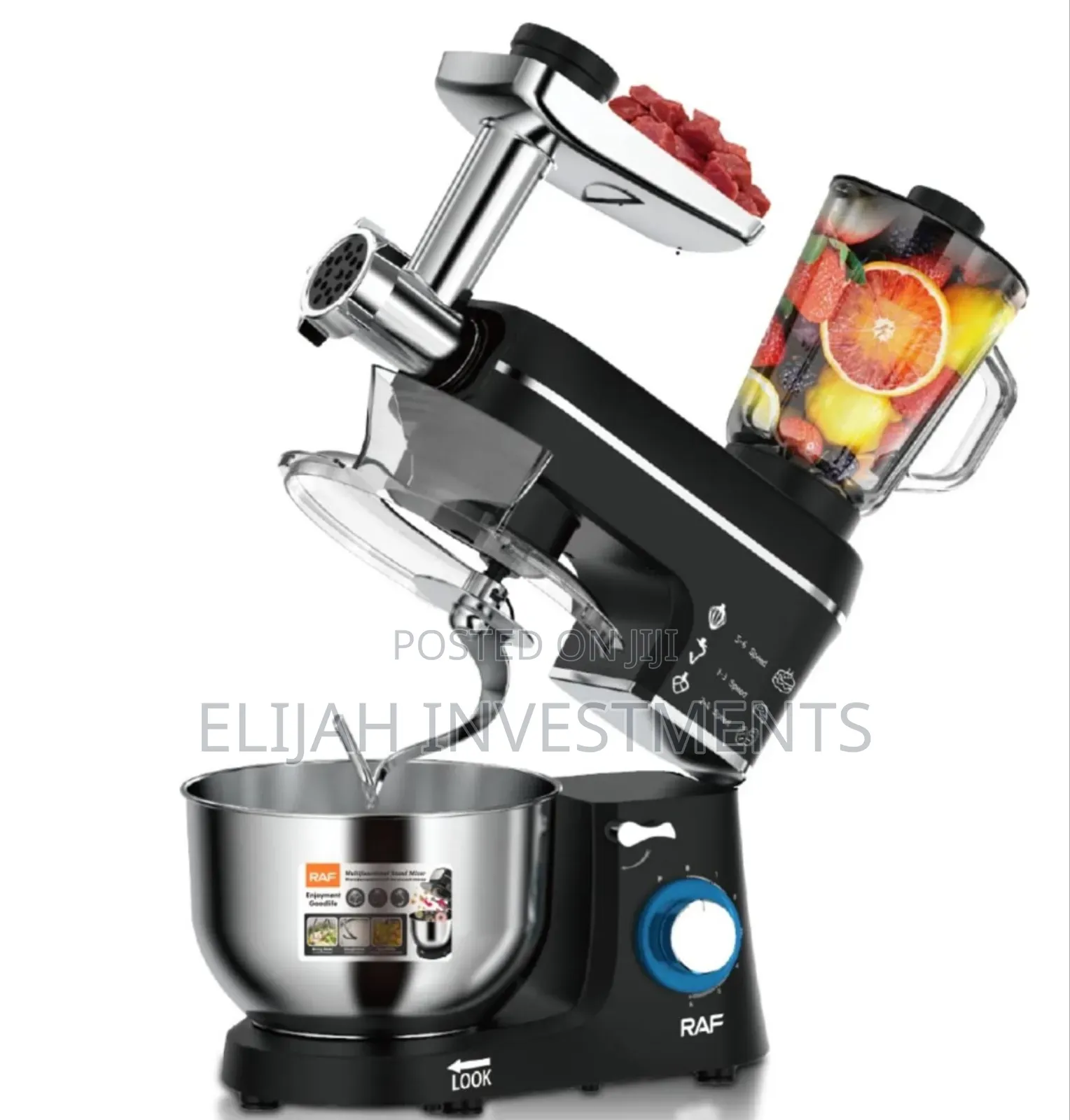 Raf R.6676r 5-in-1 Multifunctional Stand Mixer.