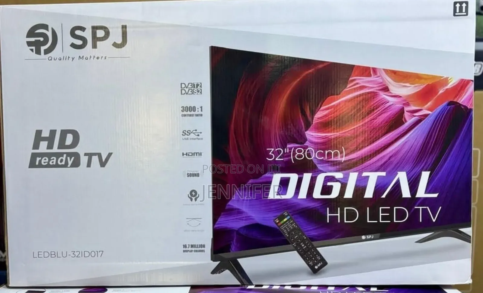 SPJ 32-Inch Hd Digital Led Tv (Model Ledblu-321d017