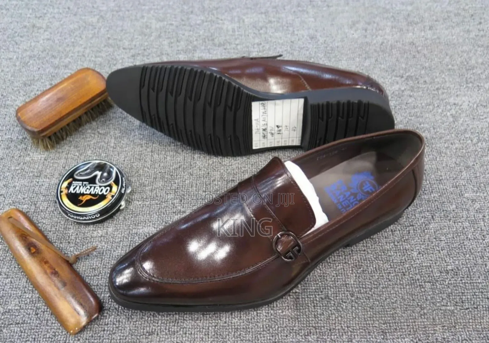 Patent Leather Men's Solid Classic Shoes