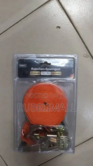 Yellow Ratchet Tie Down Strap