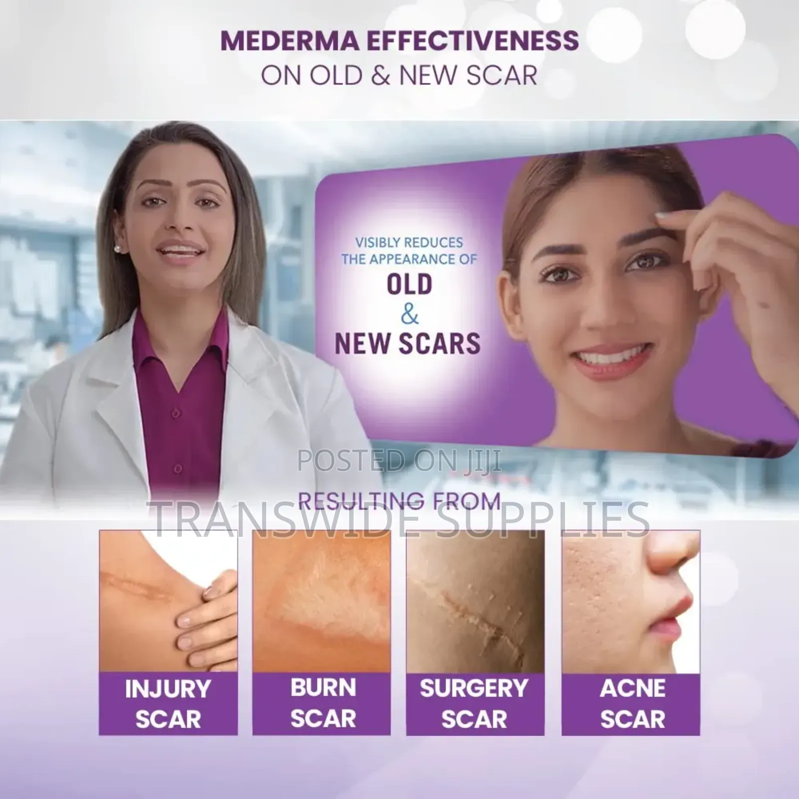 Mederma Advanced Plus Scar Gel 10 G - Excellent Quick for All Types