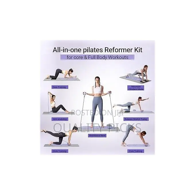 Multifunctional Abdominal Board Pilates Board 15 in 1 Reformer Set