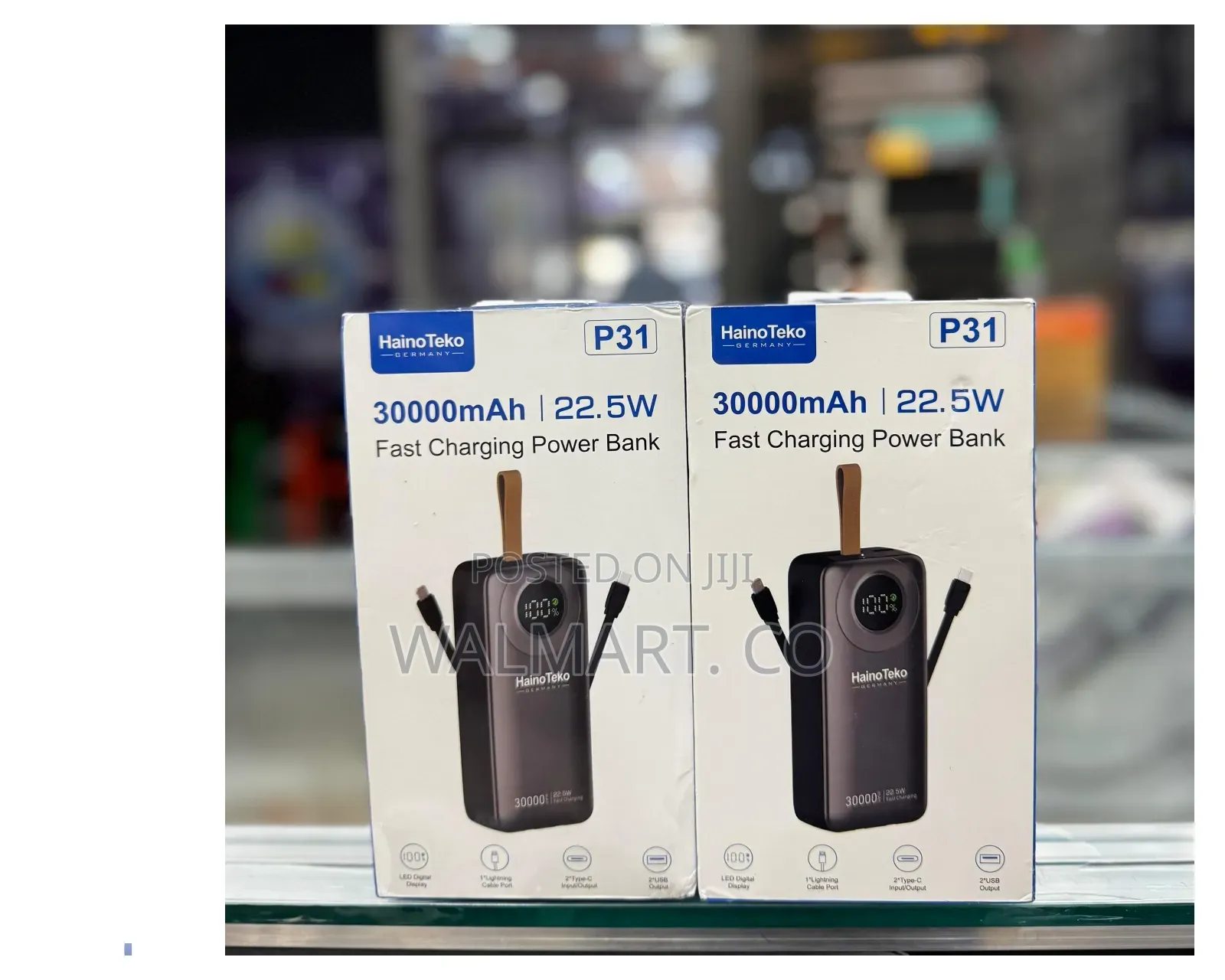 P31 30000mah Portable Powerbank With 22.5w Fast Charging