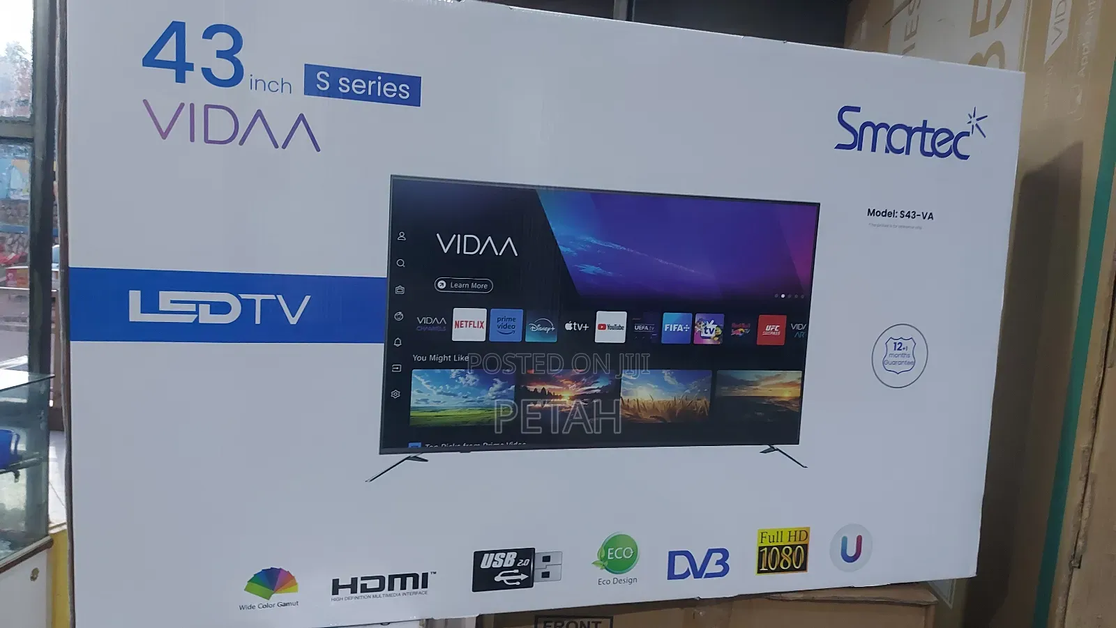 43 Inches Smartec Smart Tv