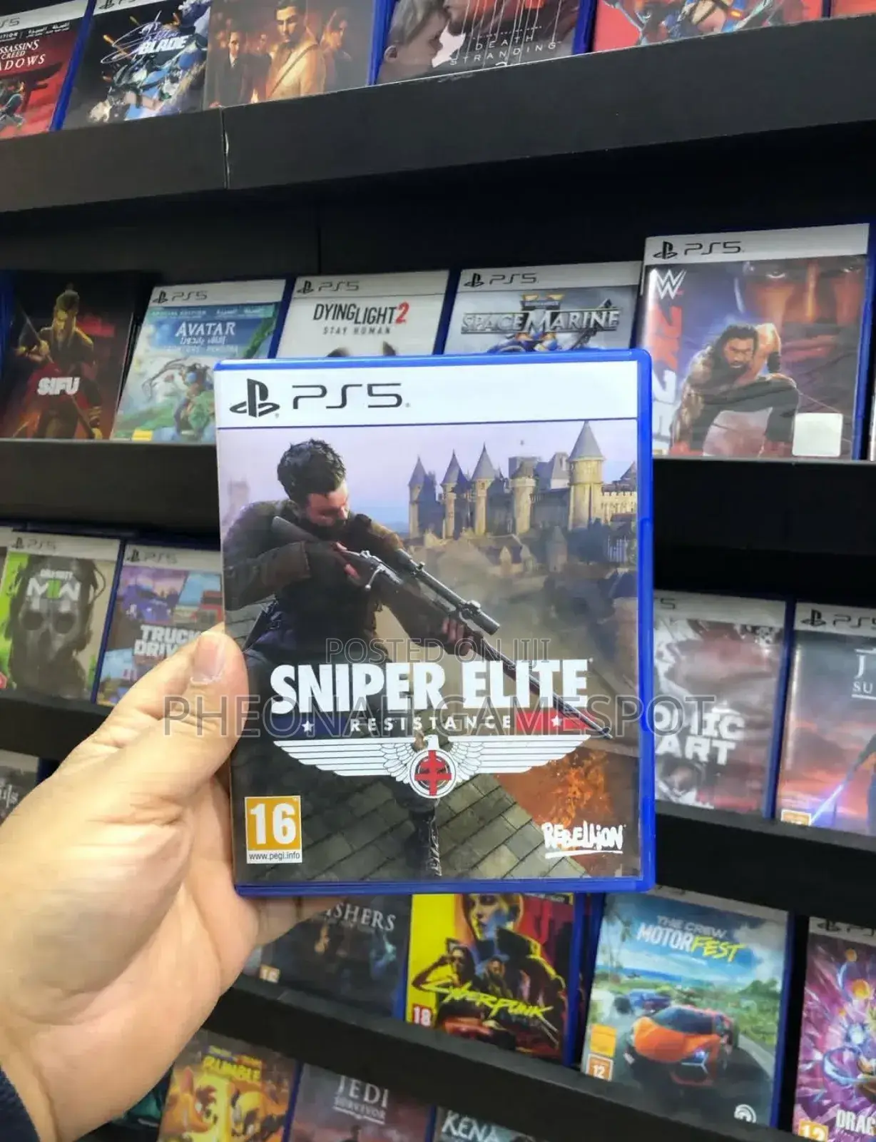 Sniper Elite Resistance Game Cd for Ps5