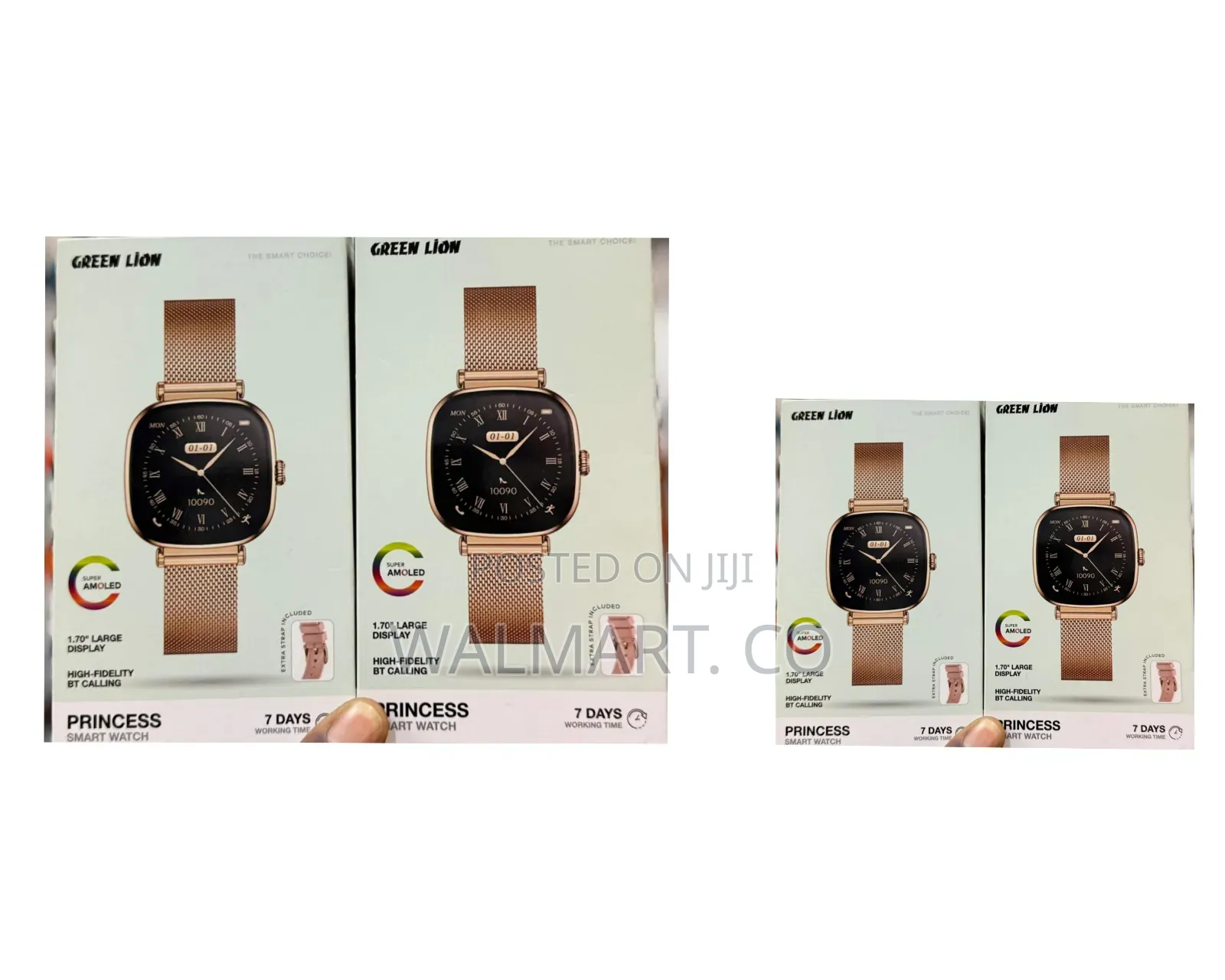 Green Lion Princess Smart Watch With Amoled Display