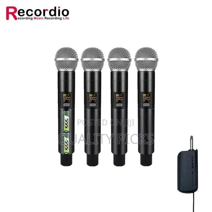 Borl Bo-V114 Professional 4 Channel Handheld Microphone