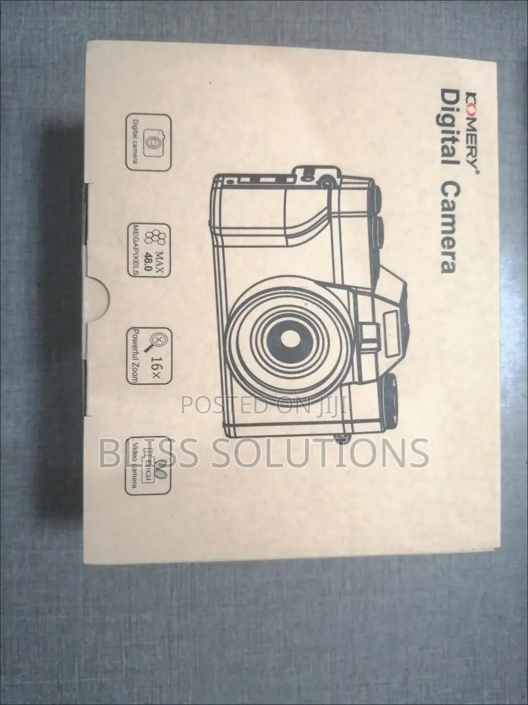 Komery Cdr10 Digital Camera Ultra Hd 48mp Flip Screen Camera