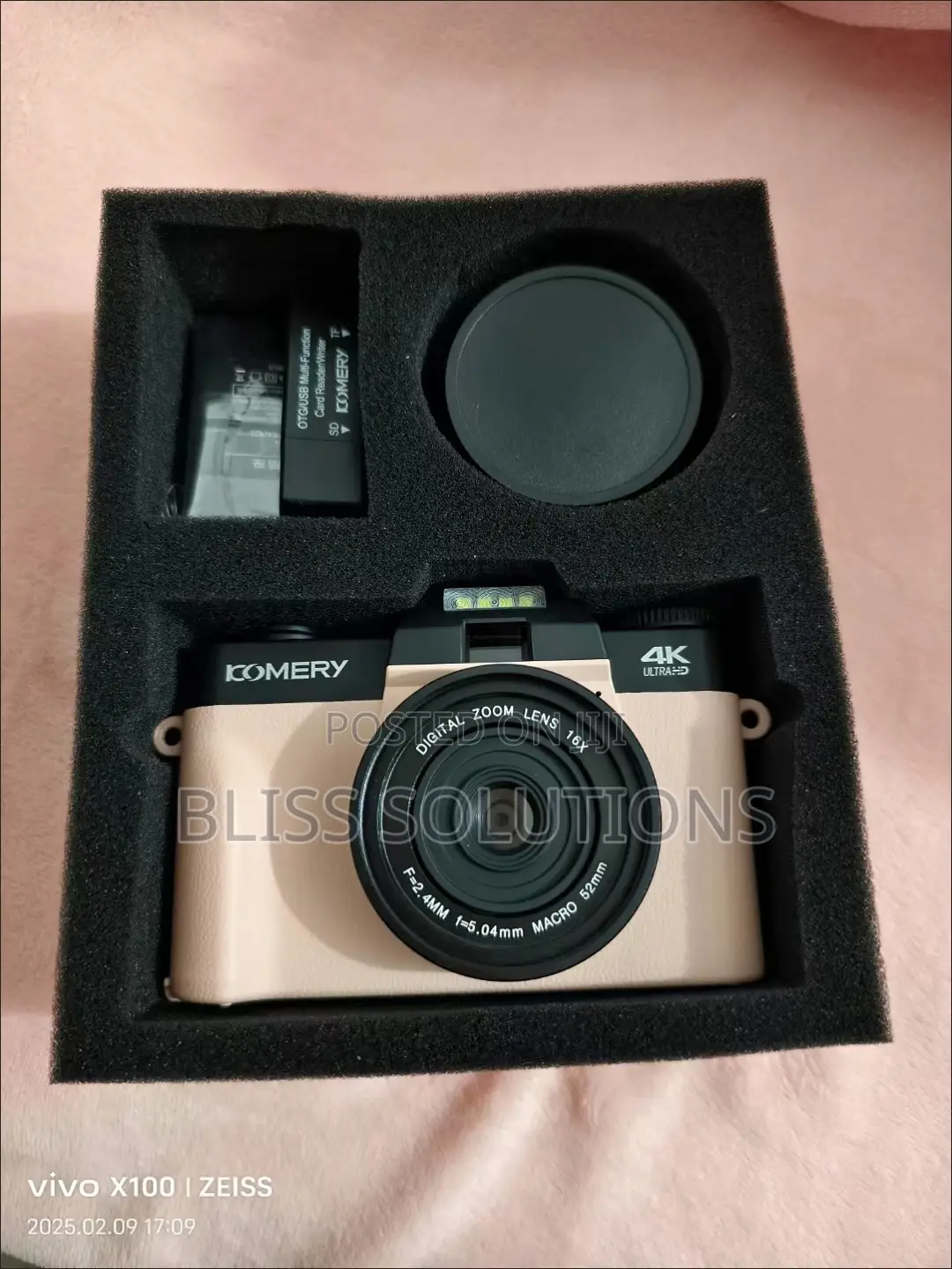 Komery Cdr10 Digital Camera Ultra Hd 48mp Flip Screen Camera
