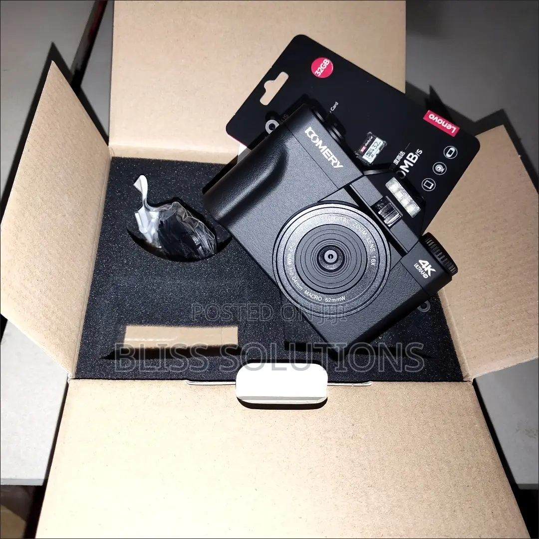 Komery Cdr10 Digital Camera Ultra Hd 48mp Flip Screen Camera