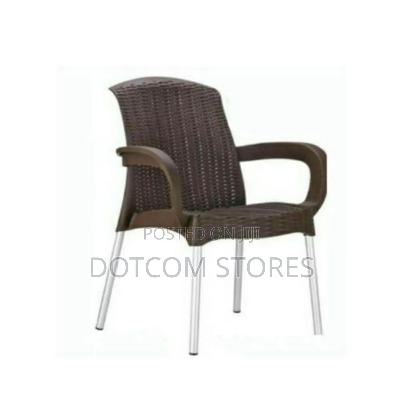 1 Plastic Chair - Brown