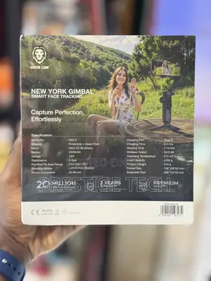 Green Lion New York Gimbal With Smart Face Tracking With Fill Light