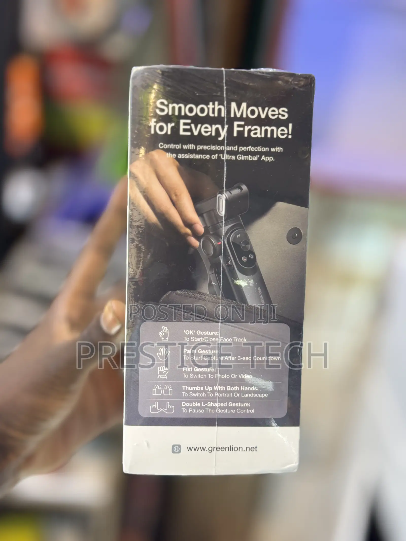 Green Lion New York Gimbal With Smart Face Tracking With Fill Light