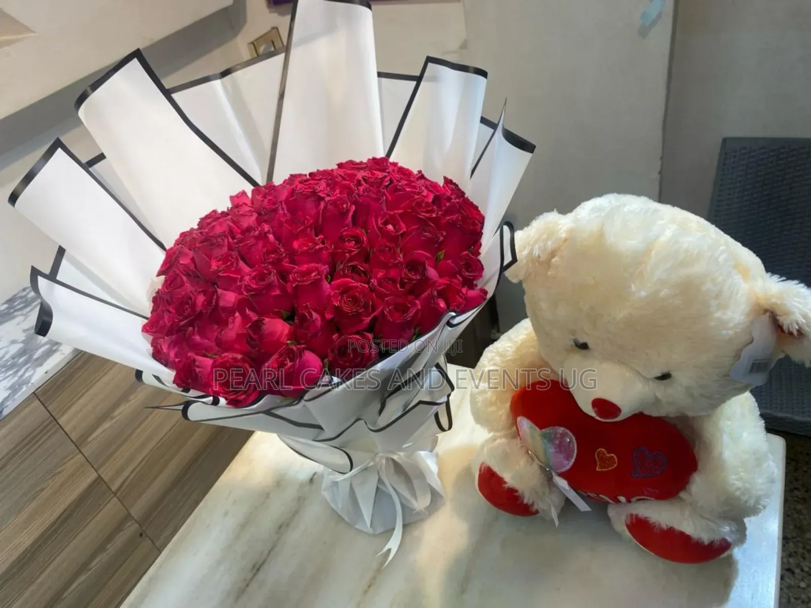 Flowers Notes and Bears  Balloons Surprises Valentines Packages