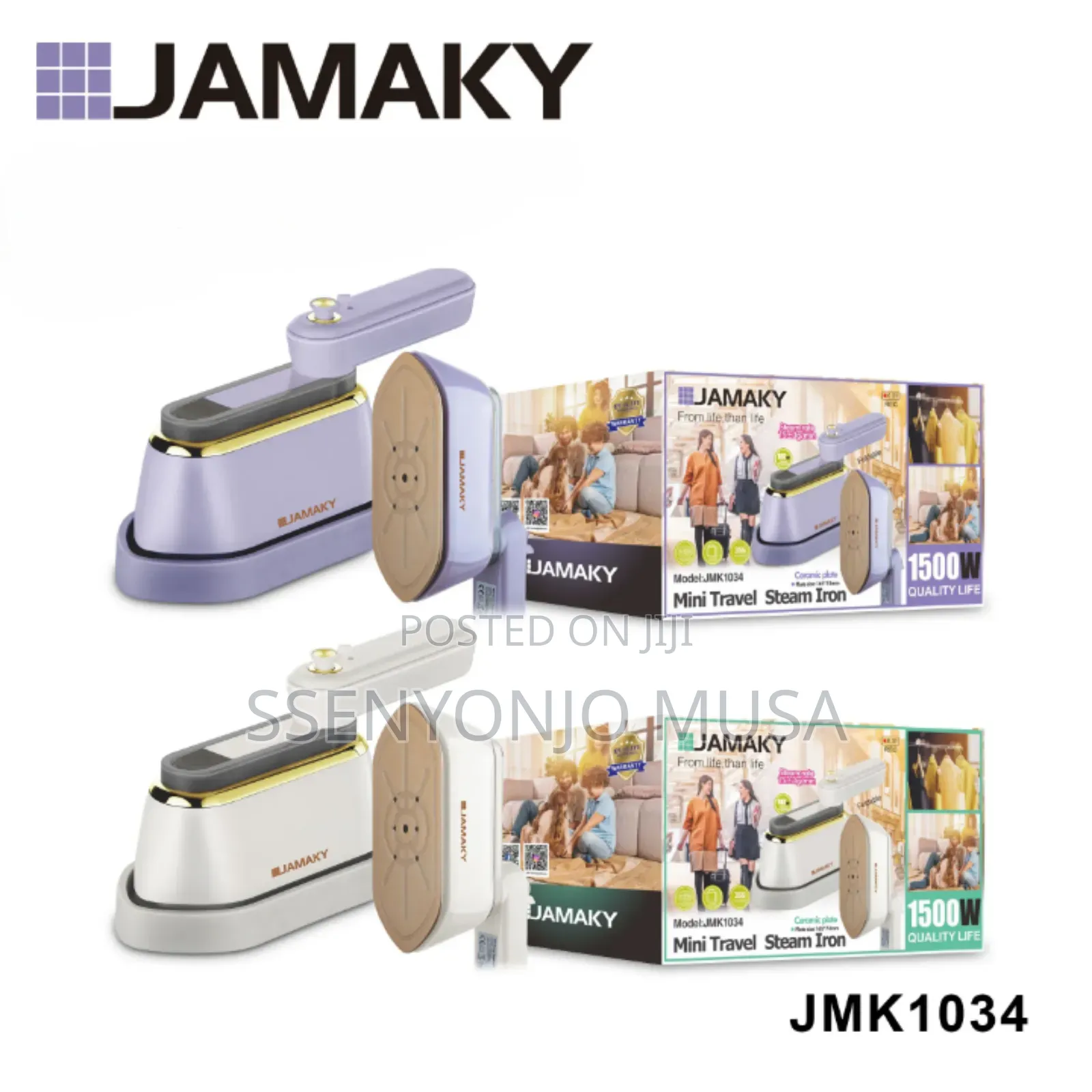 Jmk1034 Mini Travel Steam Iron | Portable Compact Design