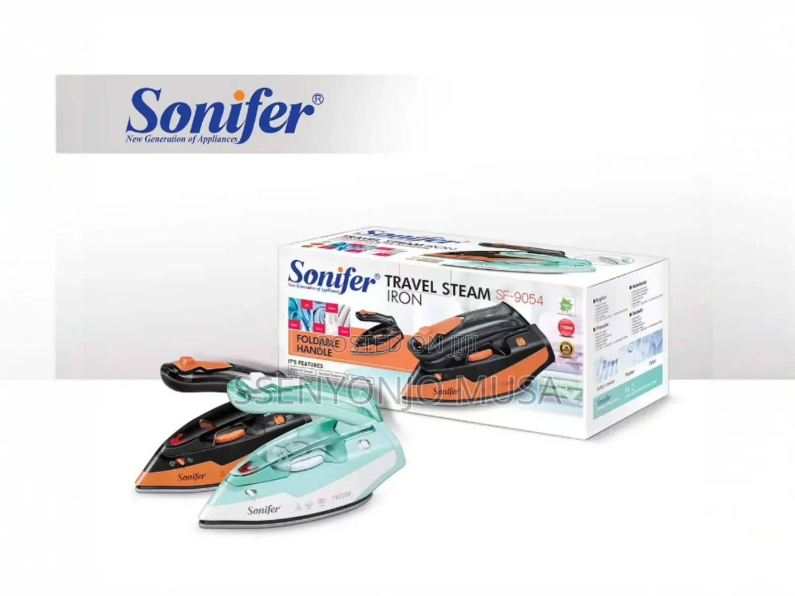 Sonifer Travel Electric Steam Iron Sf-9054 | 1100w.