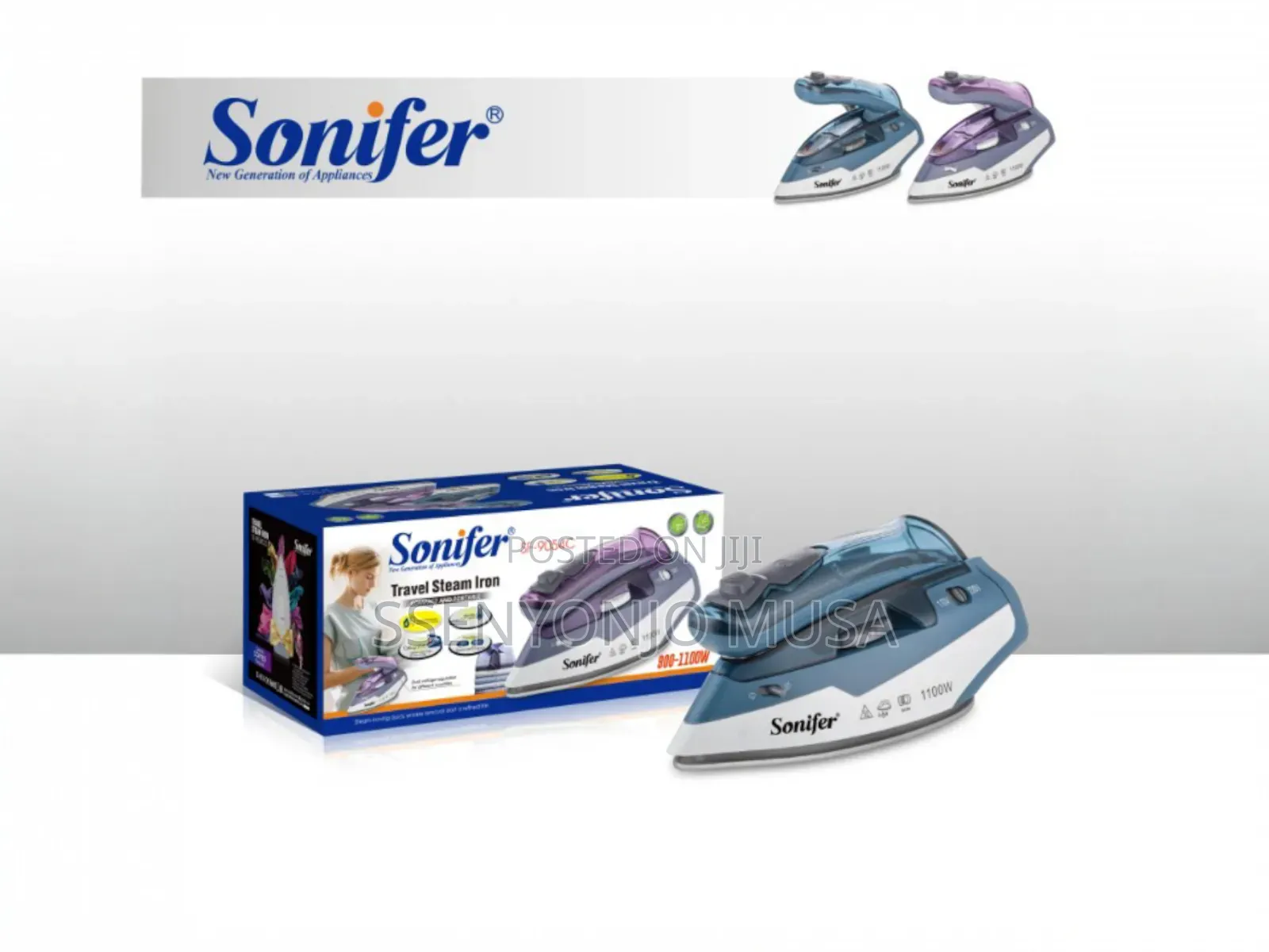 Sonifer Travel Electric Steam Iron Sf-9054 | 1100w.