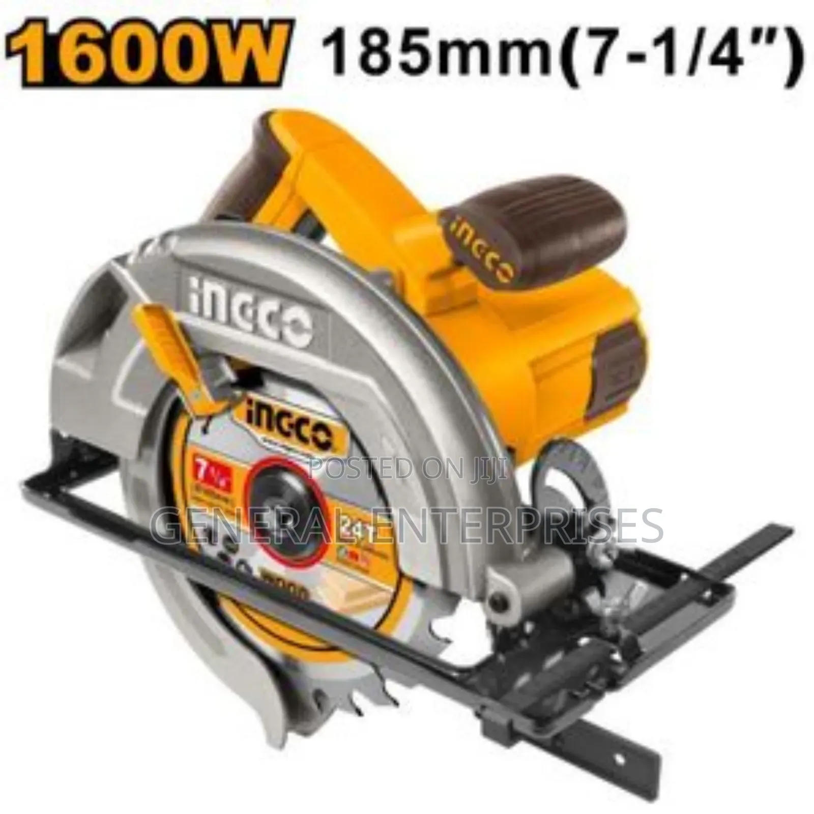 Ingco 1600w Circular Saw, Model Cs18568.