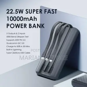 Oraimo Slice Link Pro Power Bank 10000mah 22.5w Cables