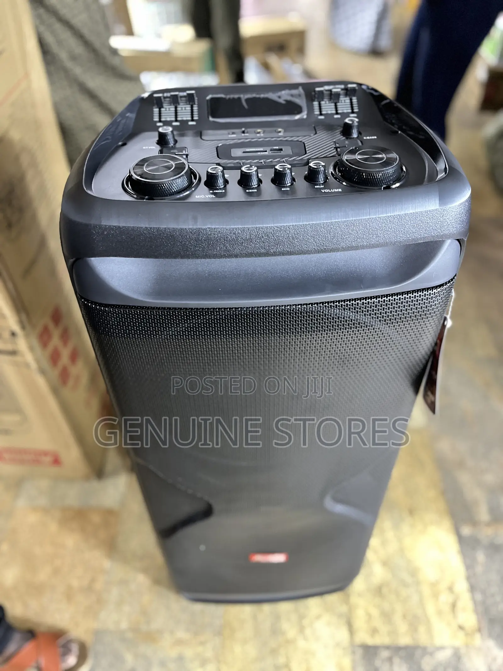 Mjack Rechargeable Speaker With Wireless Microphone ( Biggest Size )