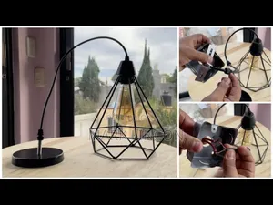 Geometric Cage Pendant Light Shade