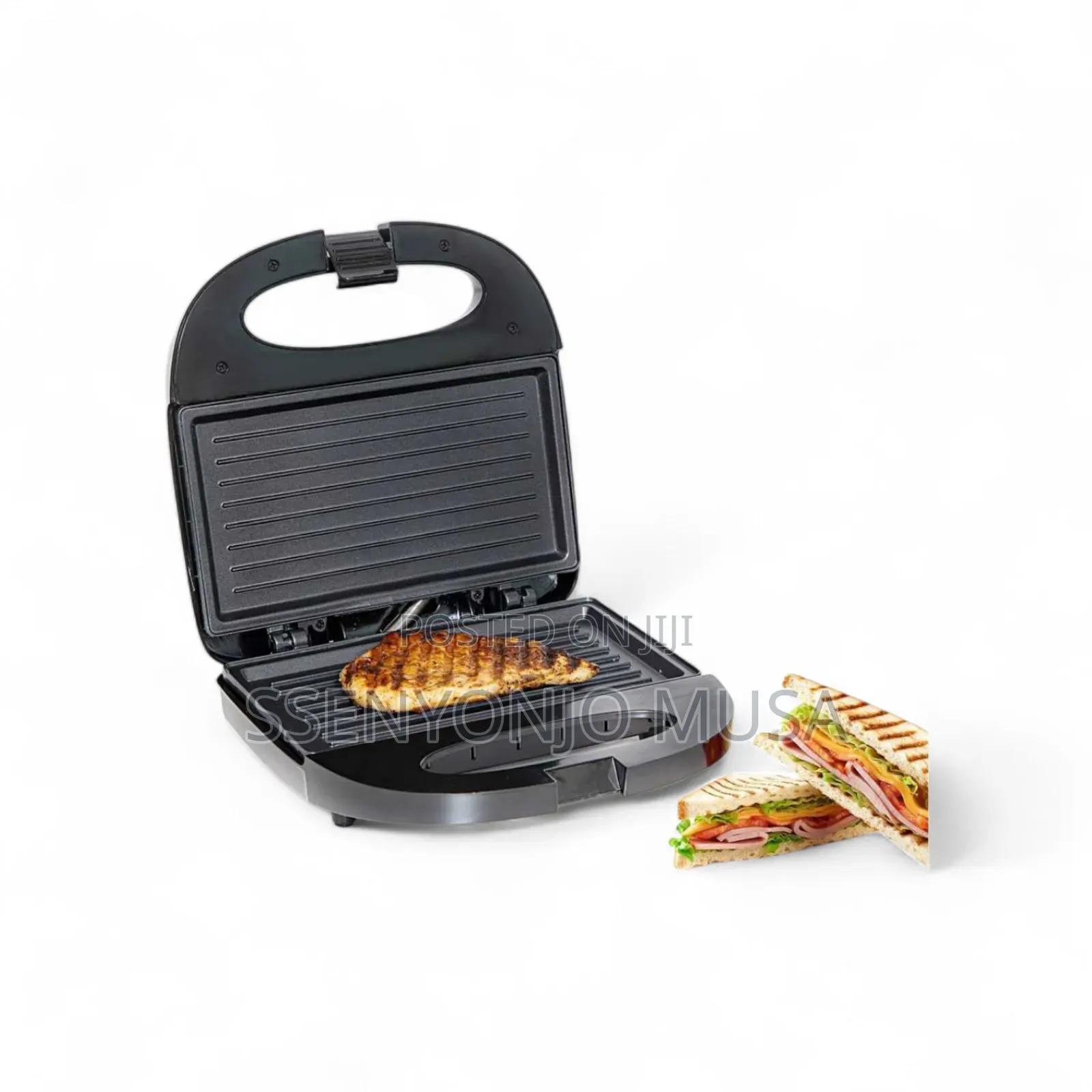 Geepas Portable 2 Slice Grill Maker Ggm6001 | 750w Non-Stick