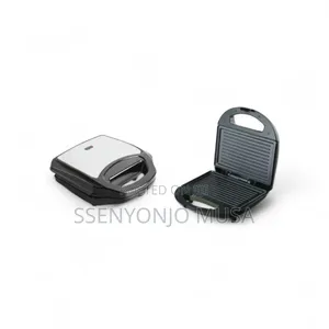 Geepas Portable 2 Slice Grill Maker Ggm6001 | 750w Non-Stick