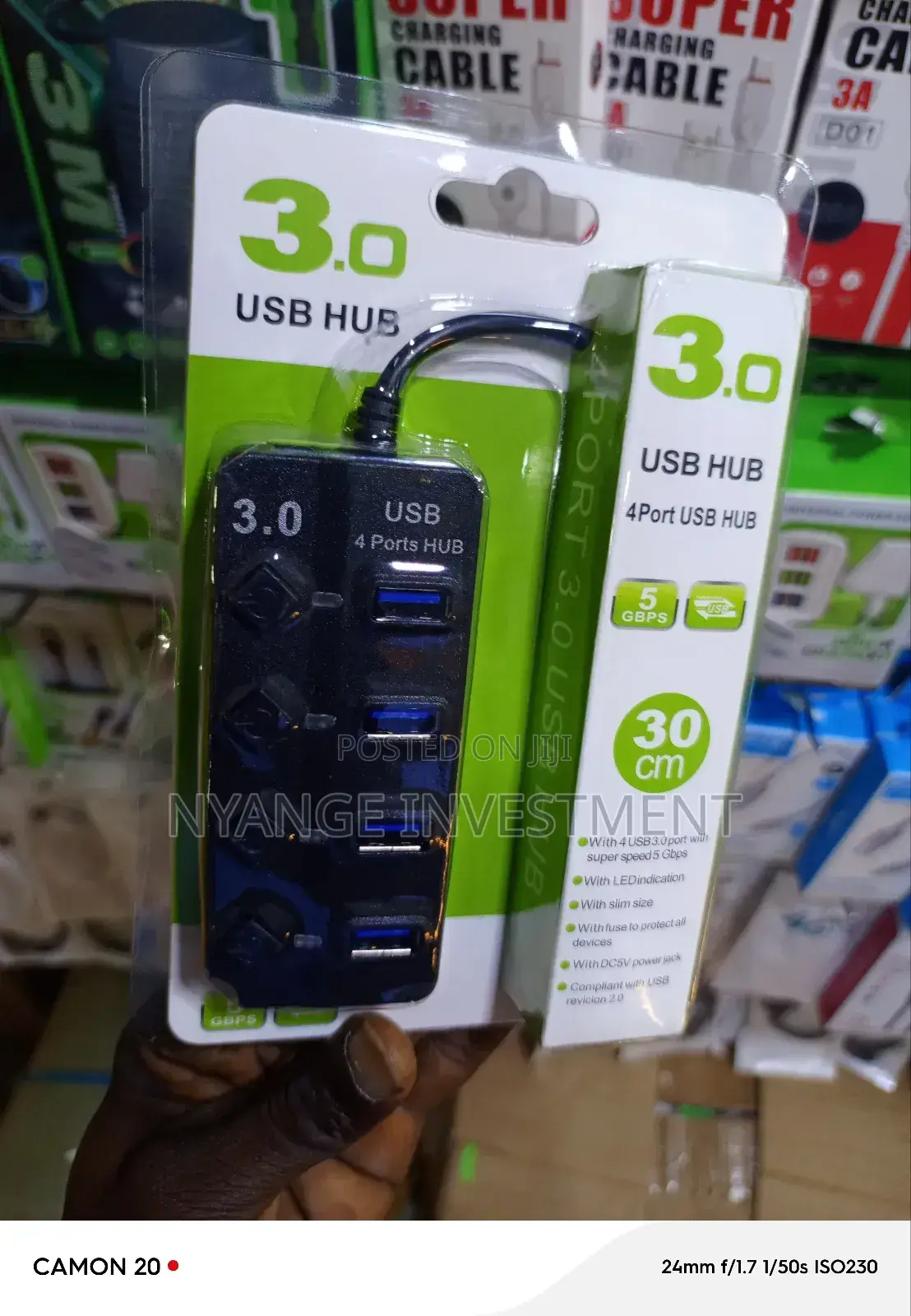 Usb Hub and Extender With 3.0 Speed