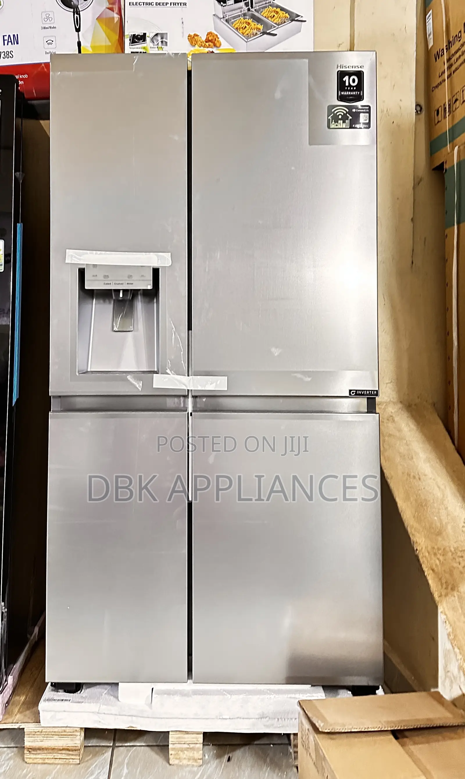 Hisense Refrigerator 720l Ice Maker With 10 Years Warranty