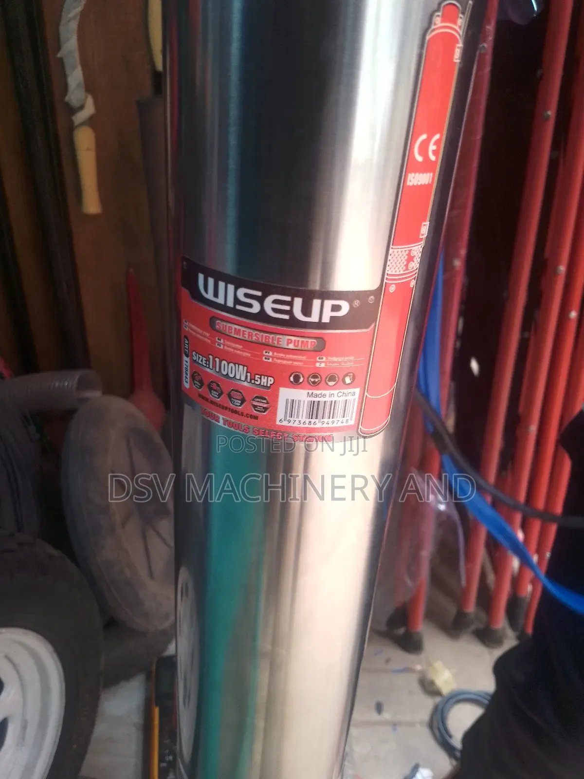 2" 1.5hp 48metres Single Phase Deep Well Submersible Pump
