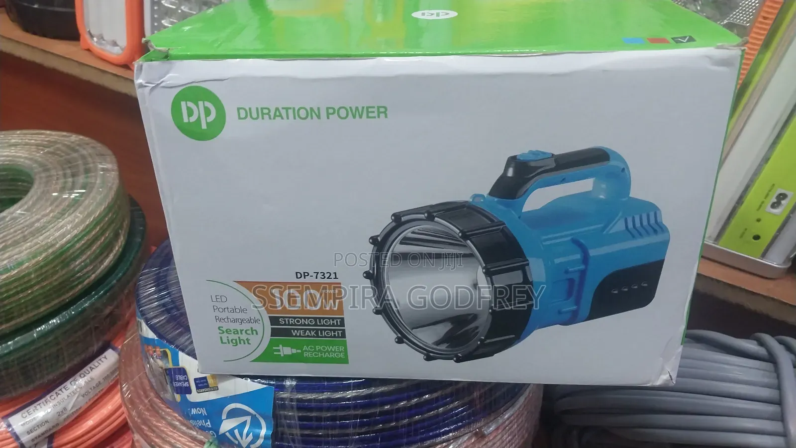 Dp Rechargeable Flash Light 100watts