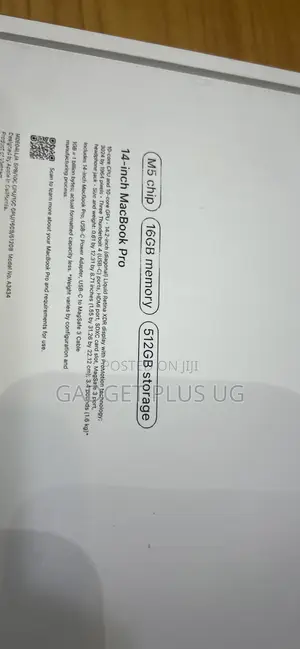 New Apple Macbook Pro 2025 M5 14-Inch 16GB Apple M5 HDD+SSD 512GB
