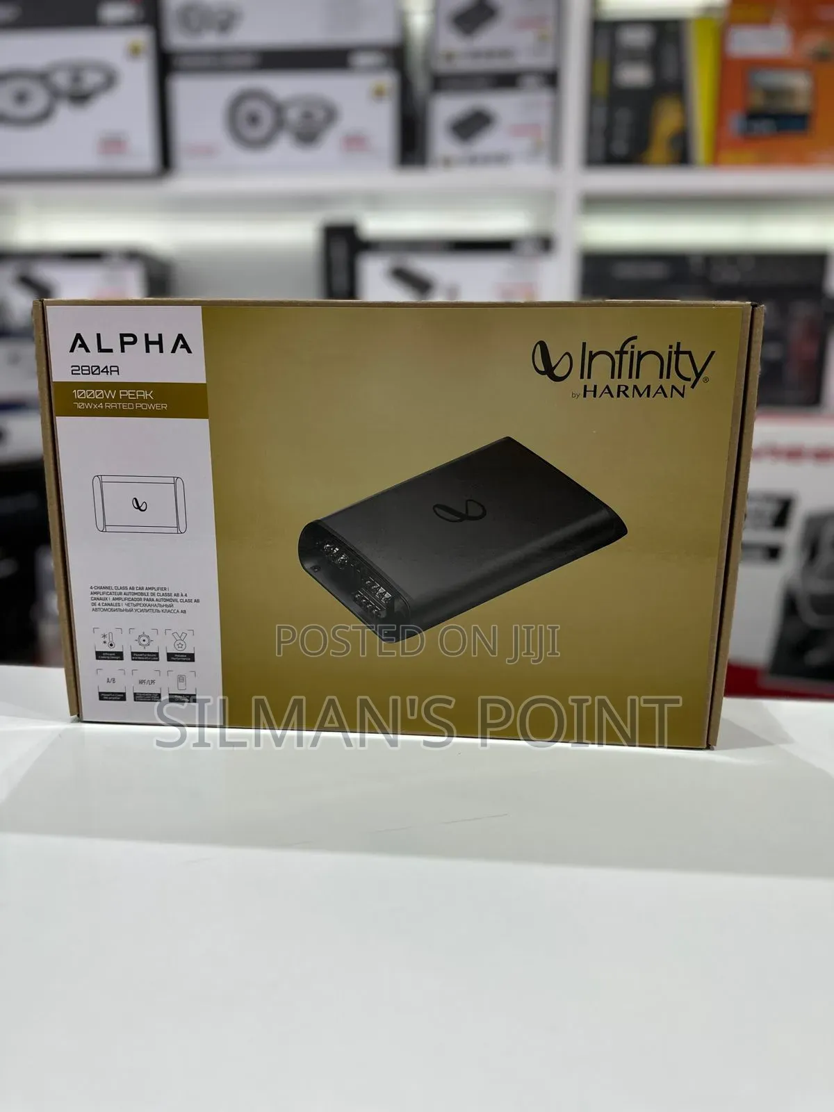 Infinity Alpha 2804a 1000w Peak Car Amplifier