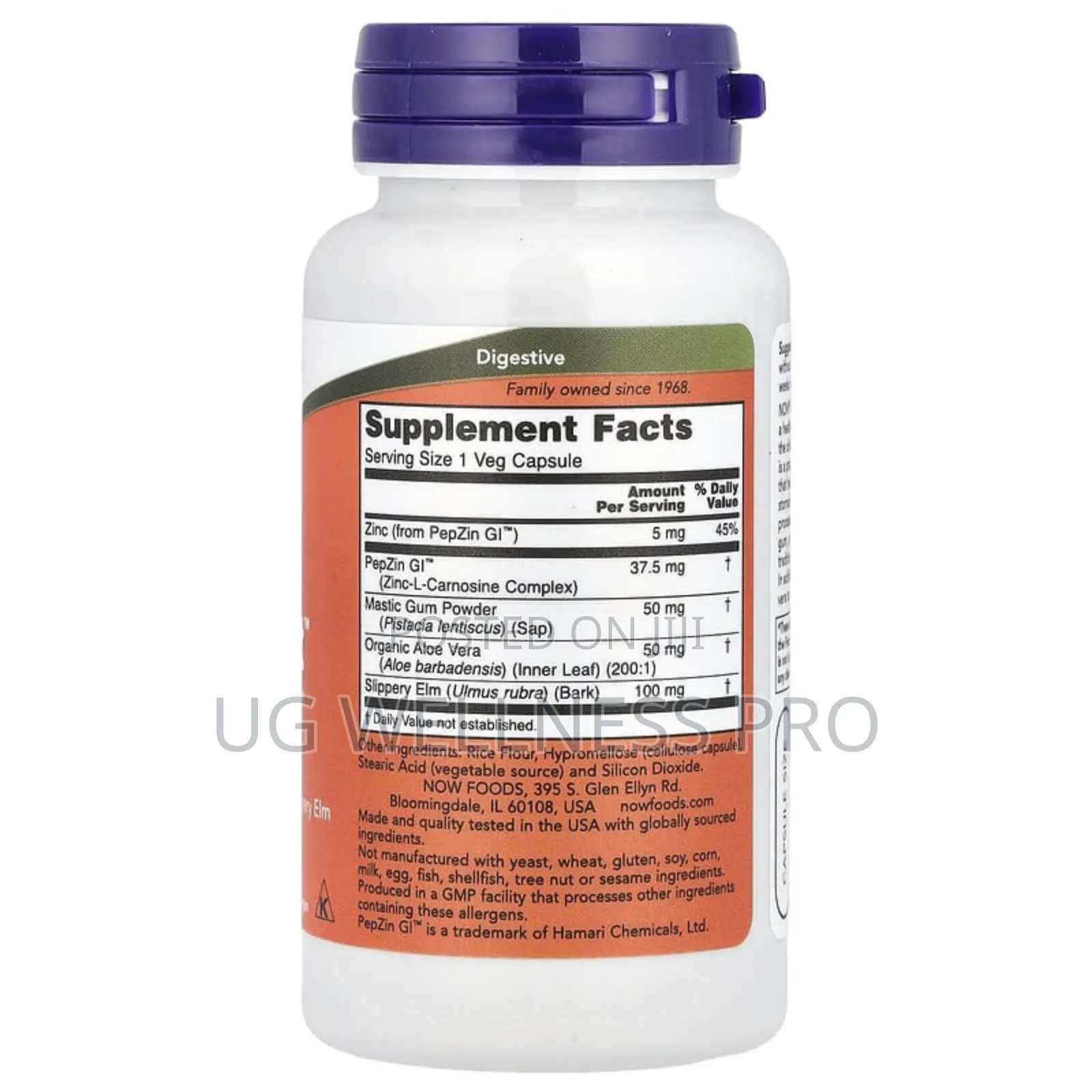 Now Foods, Gastro Comfort With Pepzin Gitm, 60 Veg Capsules