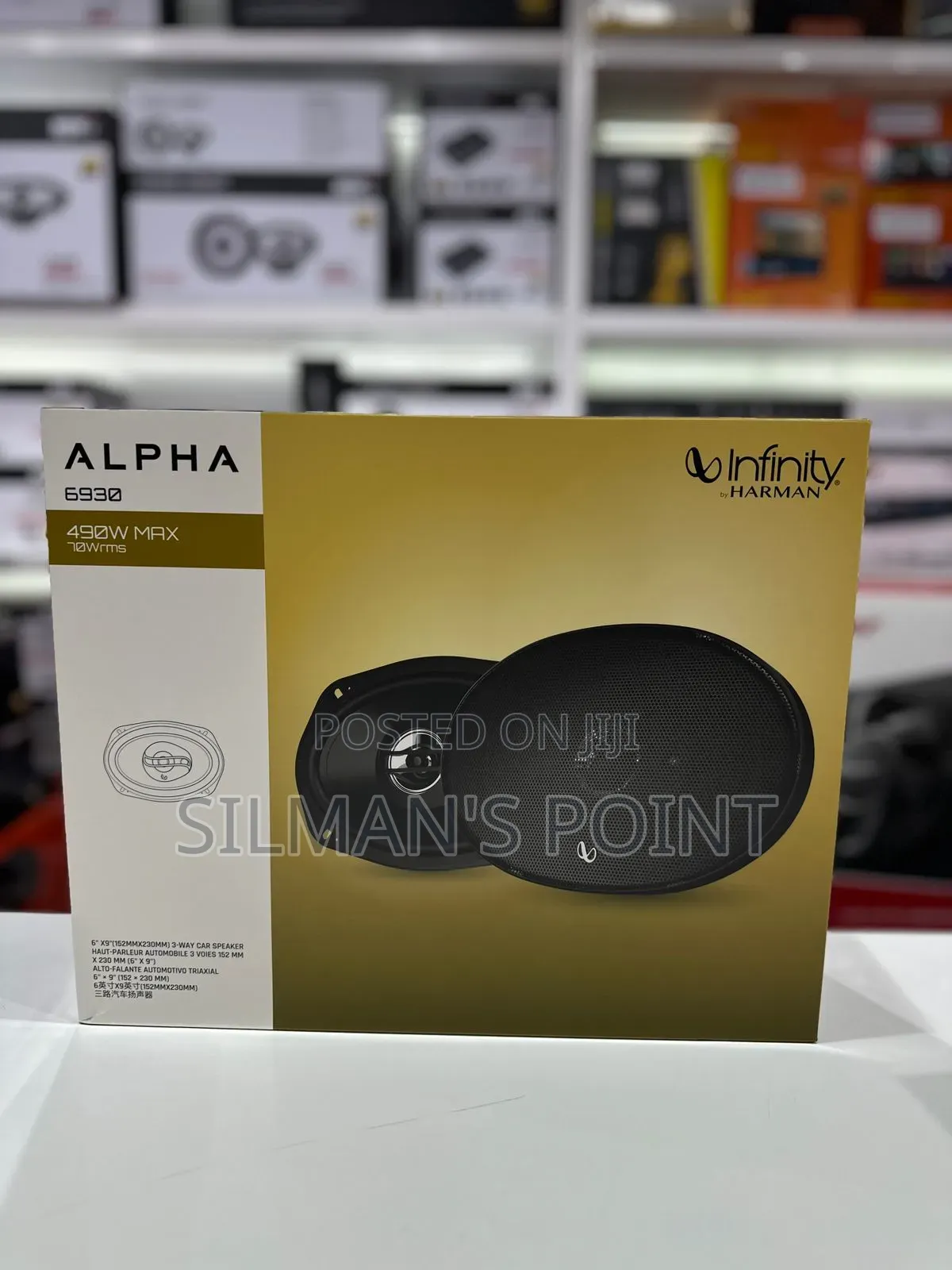 Infinity Alpha 6930 490 Watts Car Speakers
