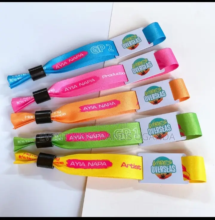 Fablic and Plate Wristbands