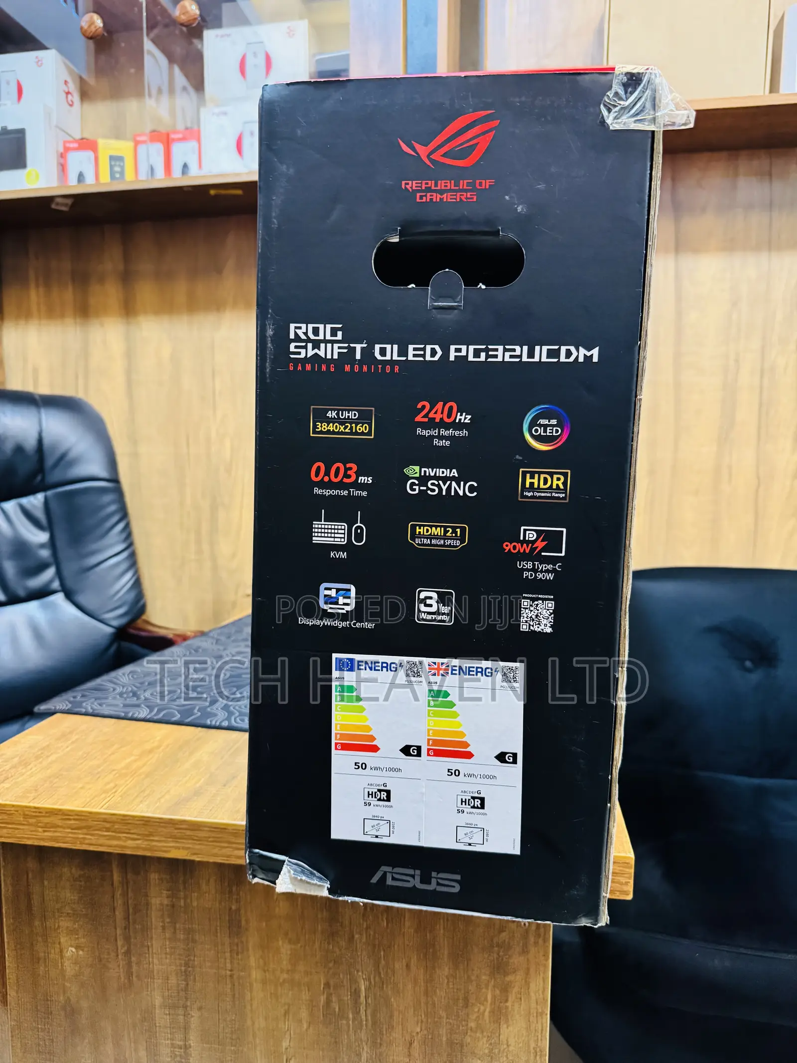 32inch Gaming Monitor - Rog Swift Oled Pg32ucdm