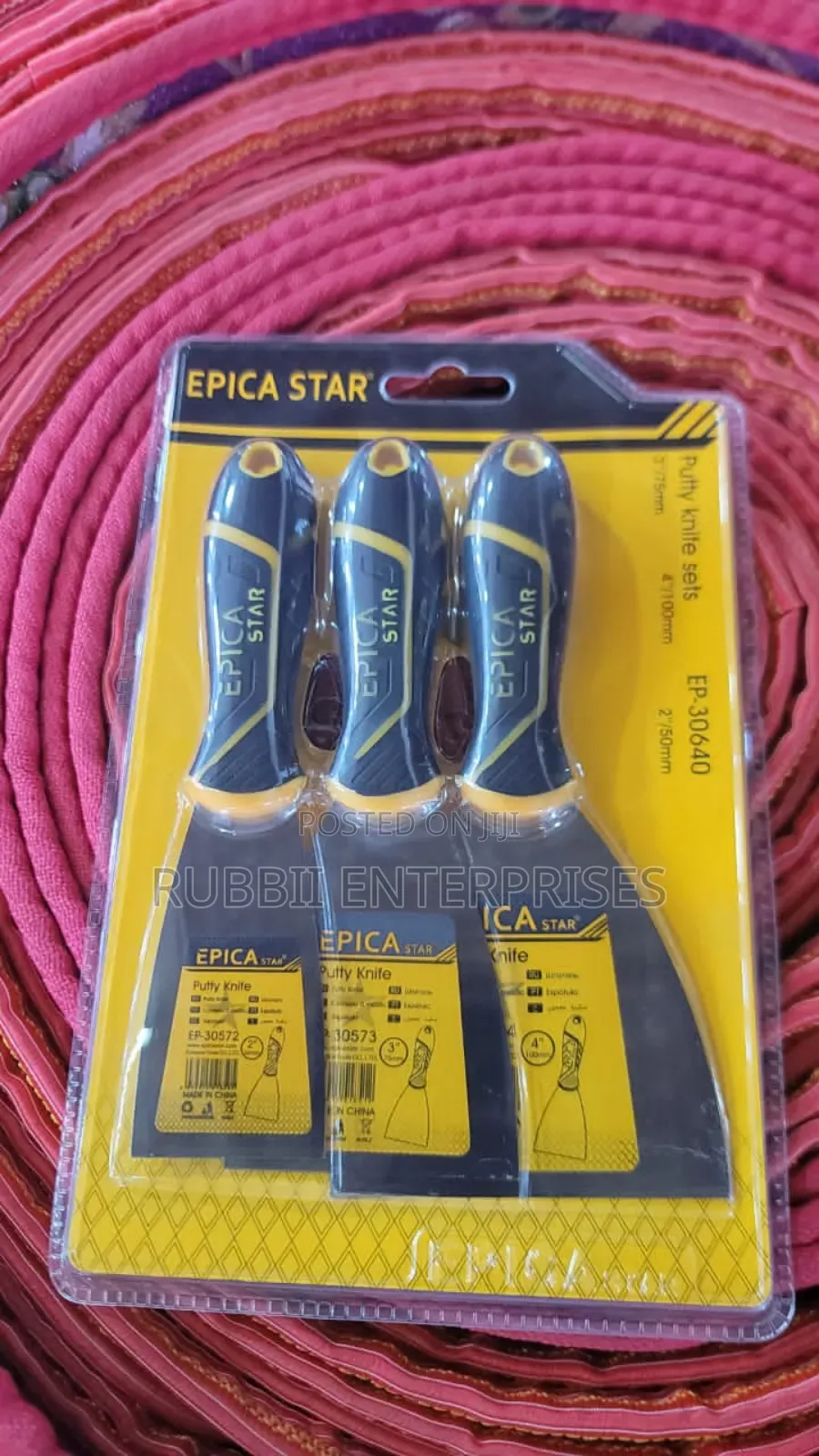 Putty Knife Set 3pcs(1.5", 2", 3")