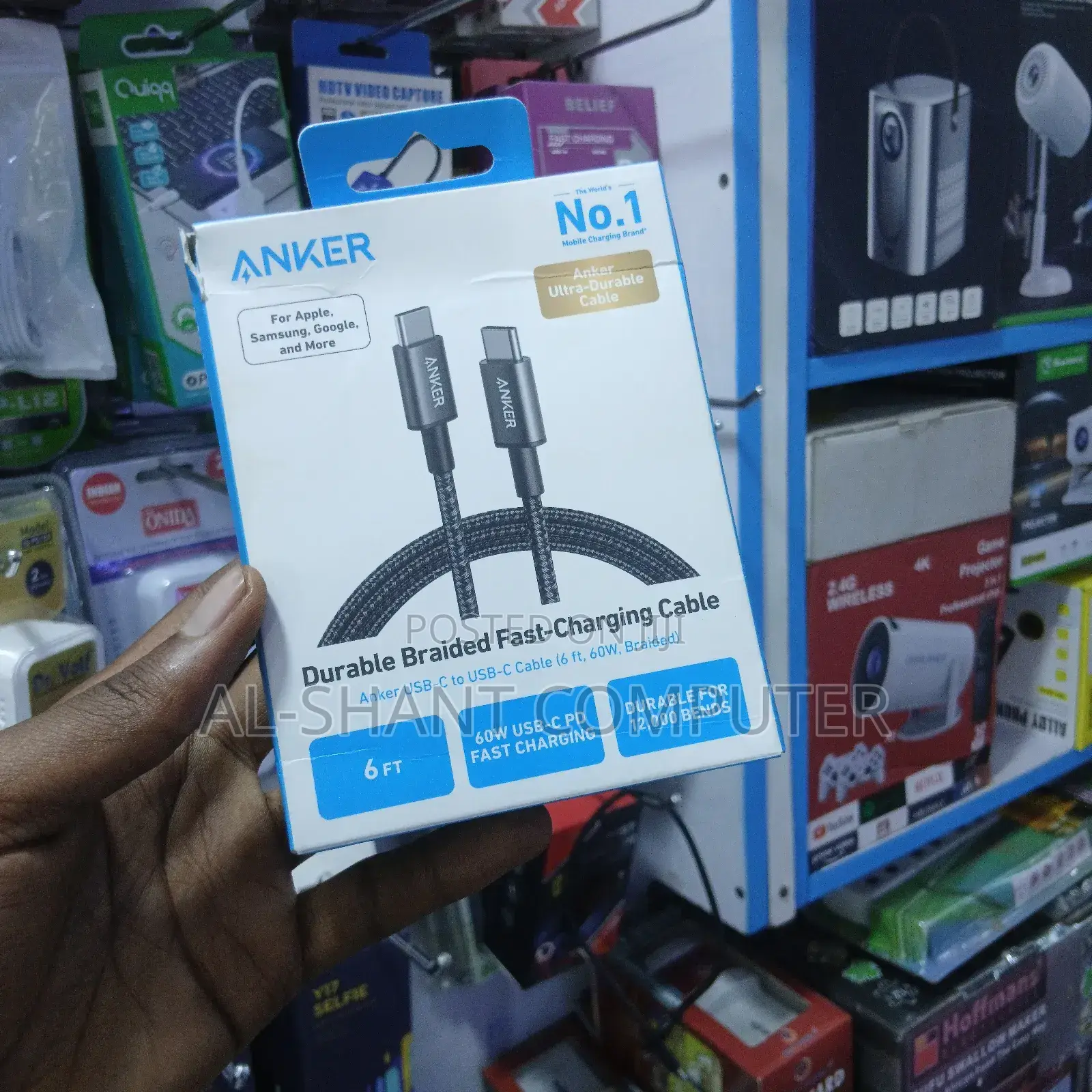 Anker Usb-C Braided Fast Charging Cable