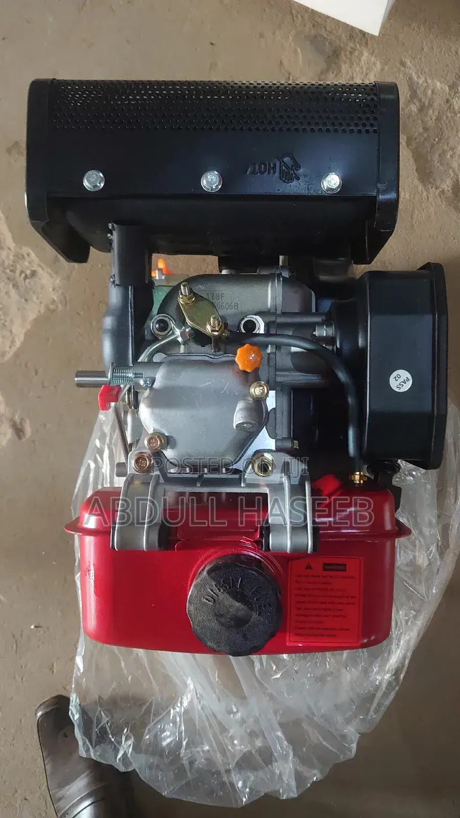 Diesel Engine 178f and 186f Available