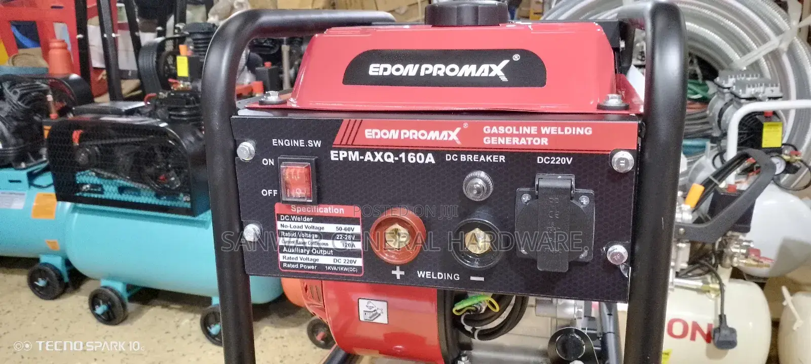 Edonpromax-160amps Petrol Welding Generator.
