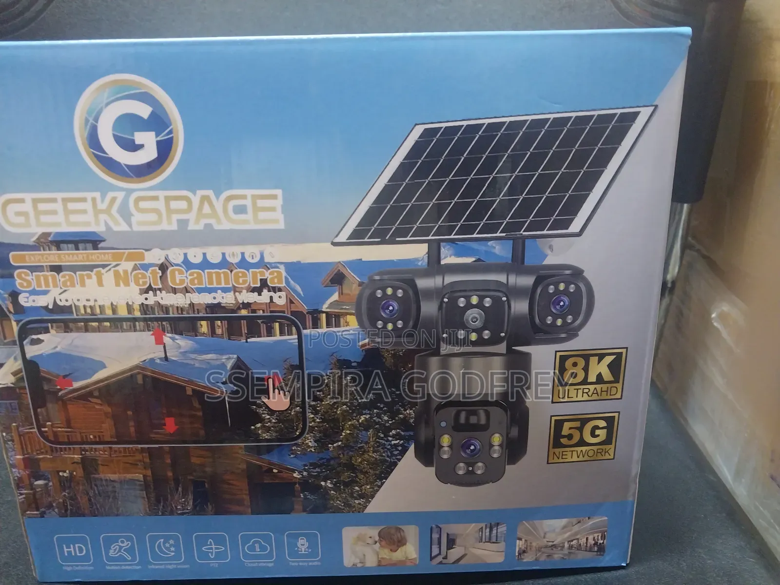 Lsv380 Pro Solar Security Camera 8mp
