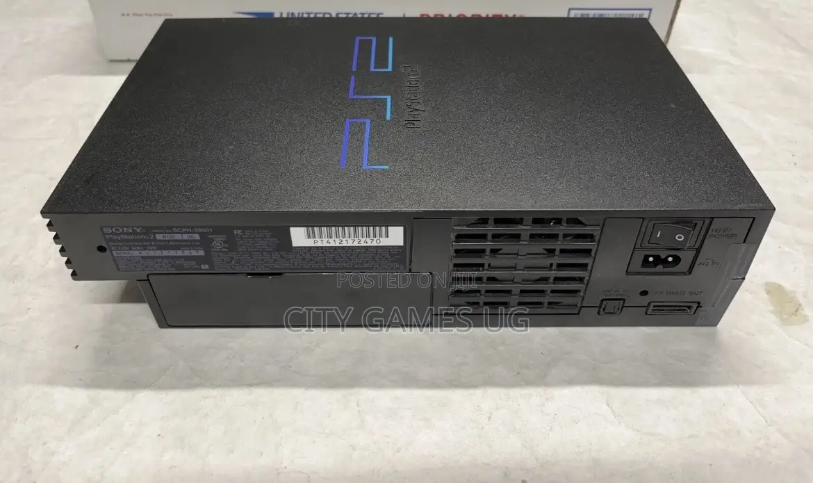 Sony Playstation 2 Console Ps2 Video Game 2 Wireless Controllers