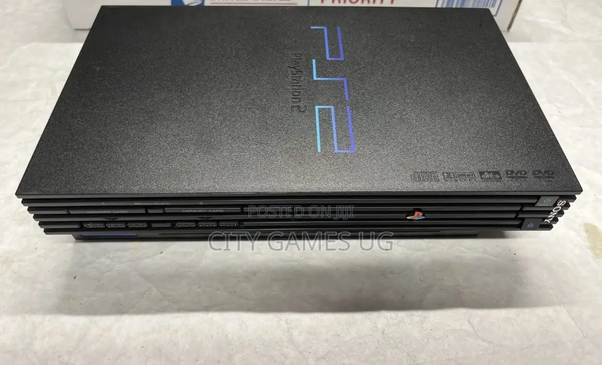 Sony Playstation 2 Console Ps2 Video Game 2 Wireless Controllers