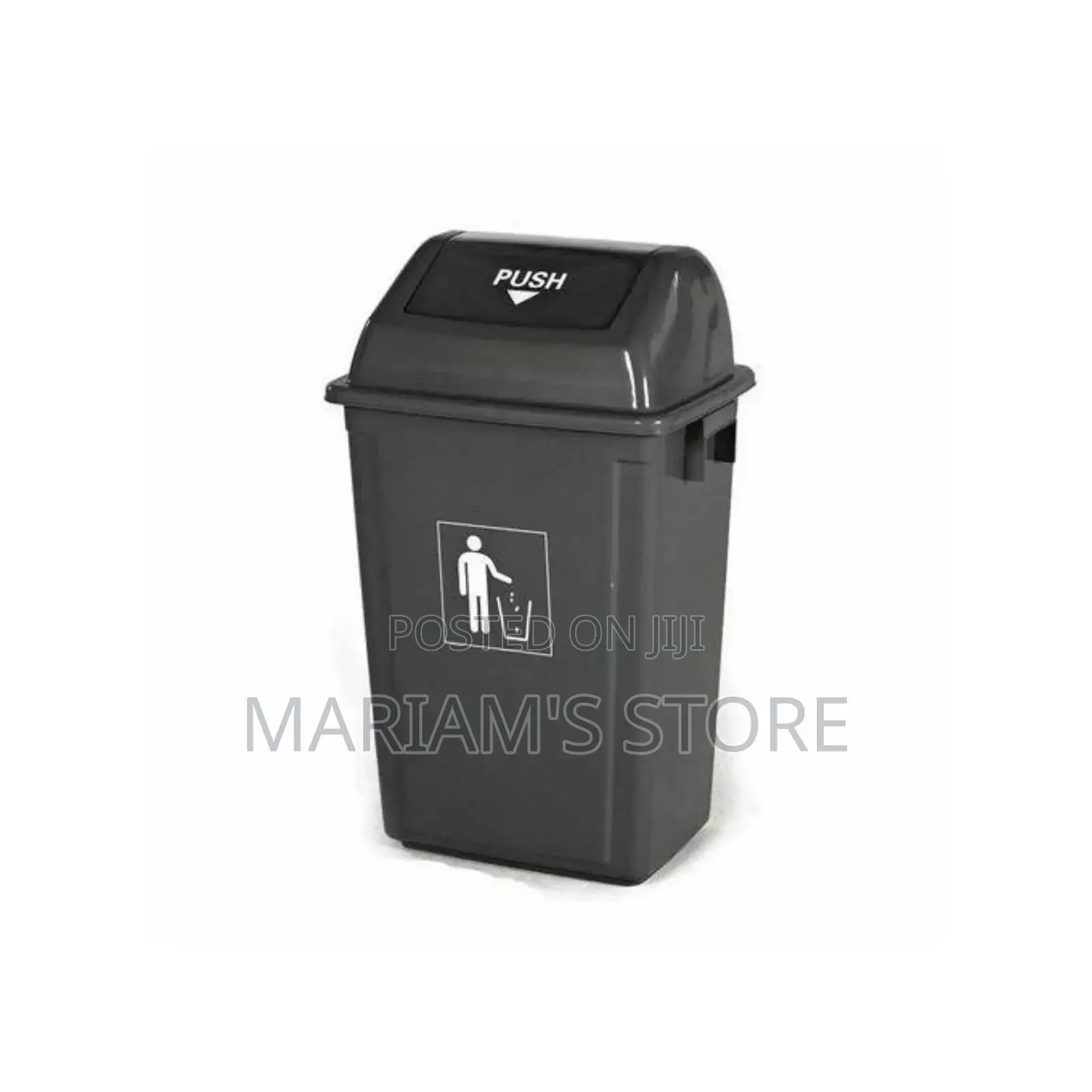 50l / 50 Liters Plastic Swing Lid Waste Bin -