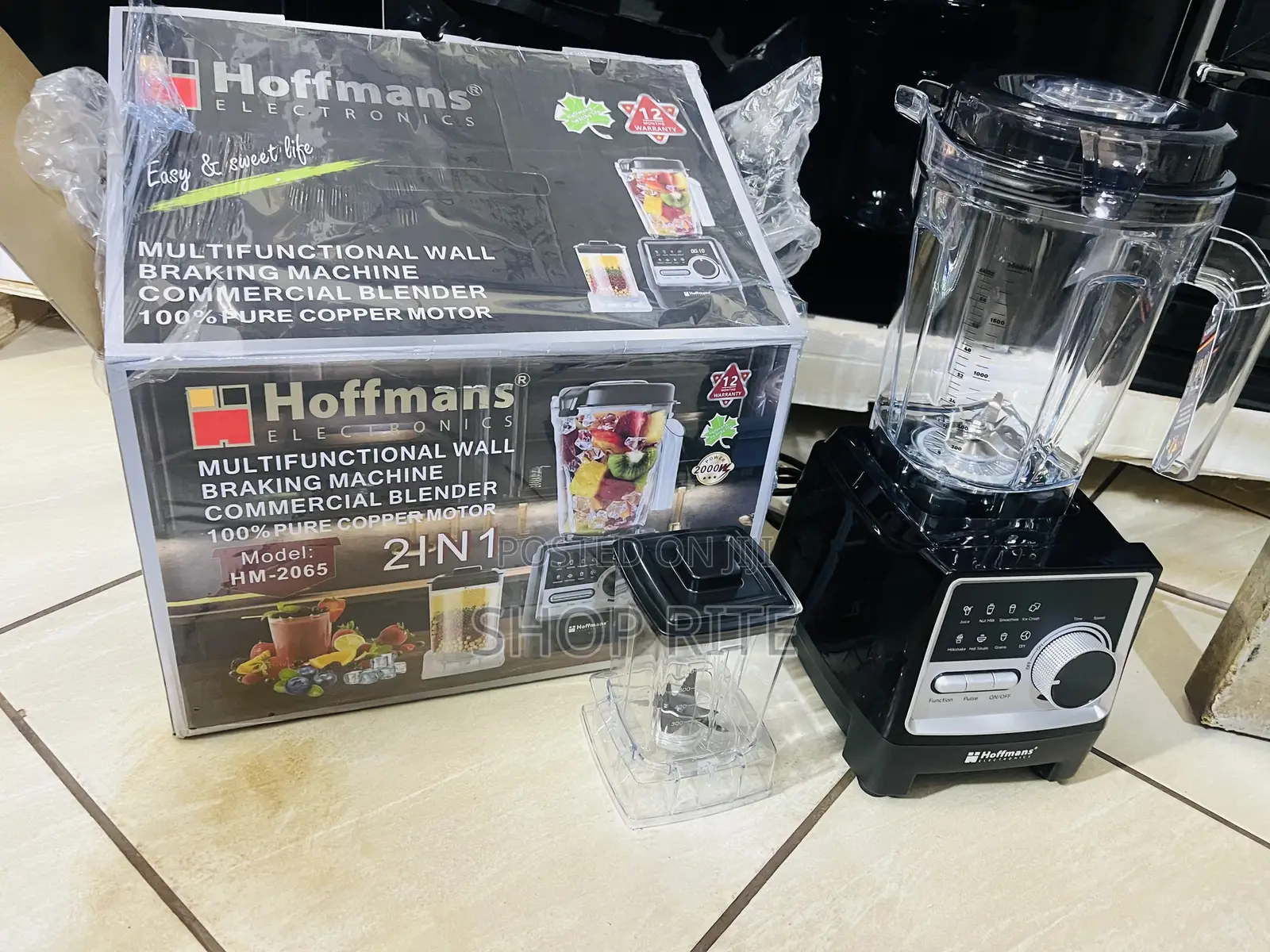 Hoffmans Multi Functional Wall Braking Commercial Blender
