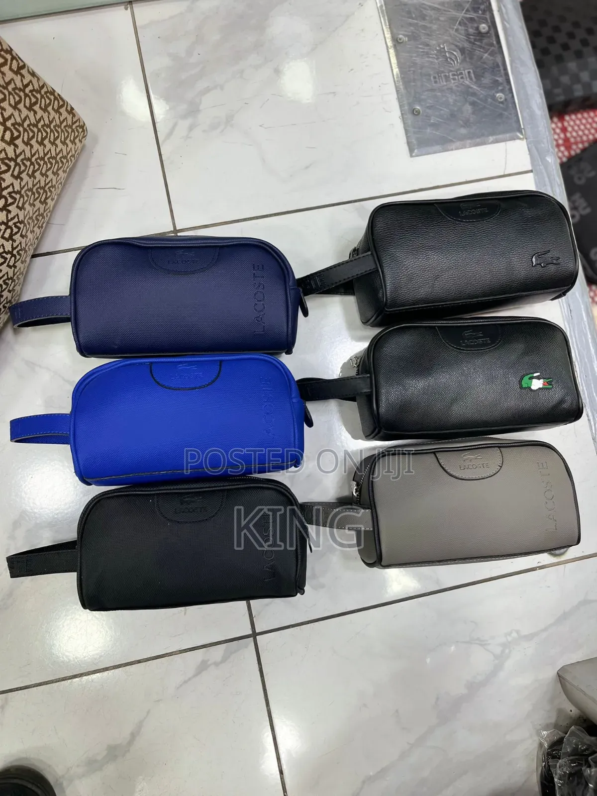 Men's Leather Toiletry Bags or Wash Bags.