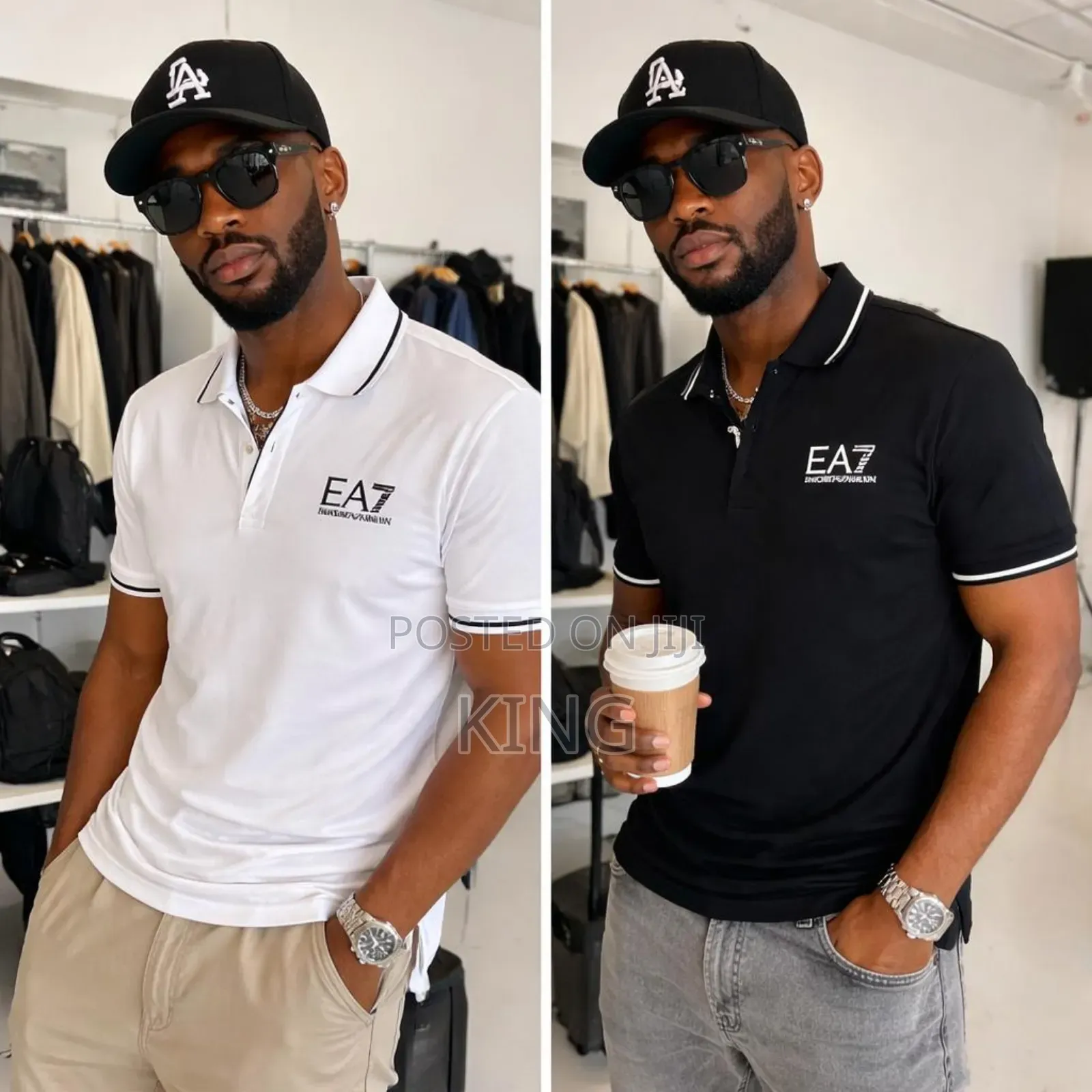 Ea7 Emporio Armani Core Identity Stretch-Cotton Piqué Polo Shirt.
