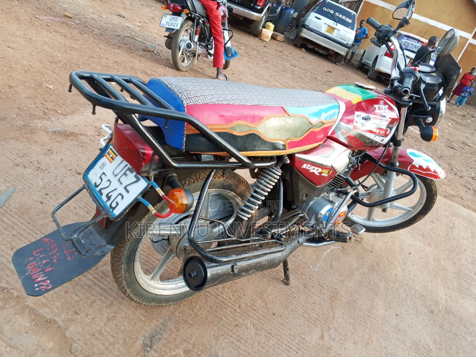 TVS HLX 125 2019 Red